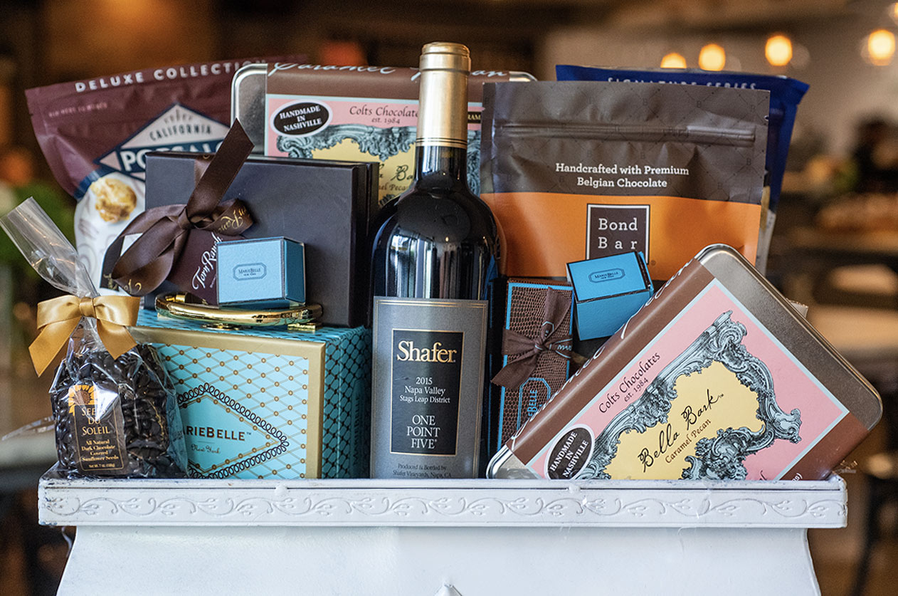 Gift Baskets at Cuvee